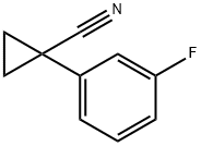 1-(3-氟苯基)环丙腈, 124276-55-7, 结构式
