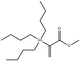 2-(三丁基锡烷基)-2-丙烯酸甲酯, 124582-37-2, 结构式