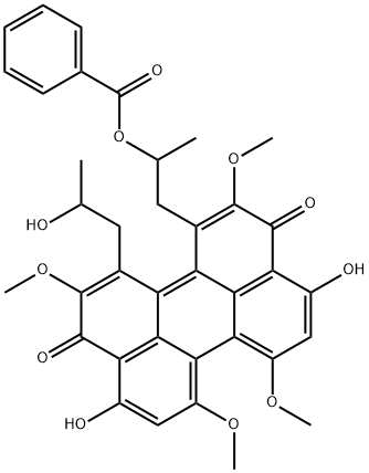 化合物 CALPHOSTIN B, 124824-06-2, 结构式