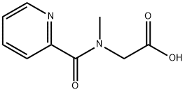 2-(N-甲基吡啶-2-甲酰胺)乙酸, 125686-77-3, 结构式