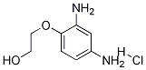 2,4-二氨基苯氧基乙醇 盐酸盐, 126596-25-6, 结构式