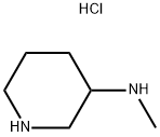N-甲基哌啶-3-胺盐酸盐, 127294-76-2, 结构式
