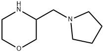 3-(1-吡咯烷基甲基)-吗啉盐酸盐, 127320-83-6, 结构式