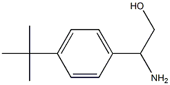 2-氨基-2-(4-叔丁基苯基)乙醇, 127428-64-2, 结构式