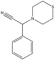 2-苯基-2-硫代吗啉代乙腈, 128407-23-8, 结构式