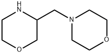 3-(4-吗啉基甲基)-吗啉盐酸盐, 128454-19-3, 结构式
