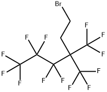 1-BROMO-4,4,5,5,6,6,6-HEPTAFLUORO-3,3-BIS(TRIFLUOROMETHYL)HEXANE, 128454-91-1, 结构式
