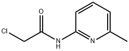 2-氯-N-(6-甲基吡啶-2-基)乙酰胺, 128729-46-4, 结构式