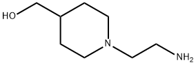 [1-(2-氨基乙基)-4-哌啶基]甲醇, 129999-62-8, 结构式