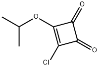 3-氯-4-异丙氧基环丁烯-1,2-二酮, 130837-47-7, 结构式