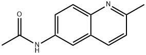 6-乙酰氨基2-甲基喹啉, 130976-62-4, 结构式