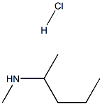 甲基(戊烷-2-基)胺盐酸, 130985-80-7, 结构式