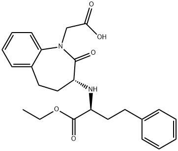 benazepril, 131064-74-9, 结构式