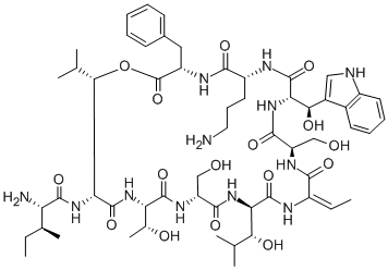 janthinocin A, 131086-52-7, 结构式