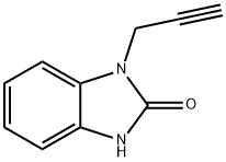 1-(2-丙炔基)苯并咪唑-2(3H)-酮, 131637-19-9, 结构式