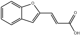 (E)-3-(苯并呋喃-2-基)败脂酸, 132376-67-1, 结构式