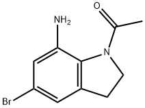 1-(7-氨基-5-溴吲哚炔-1-基)乙烷-1-酮, 133433-62-2, 結(jié)構(gòu)式