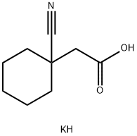 2-(1-氰基环己基)乙酸钾盐, 133481-12-6, 结构式