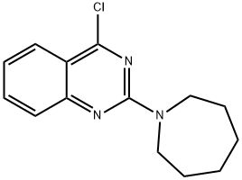 2-(高哌啶-1-基)-4-氯喹唑啉, 134961-18-5, 结构式