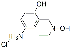羟乙氨甲基-P-氨基苯酚 HCL, 135043-63-9, 结构式