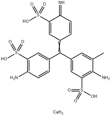 品红S钙盐, 136132-76-8, 结构式