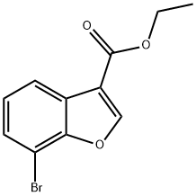 7-溴苯并呋喃-3-甲酸乙酯, 137242-35-4, 结构式