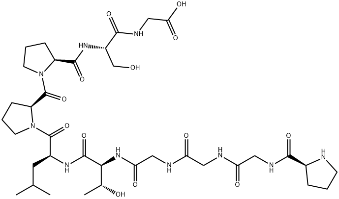SPERM PEPTIDE P10G, 137353-73-2, 结构式