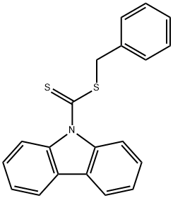咔唑-9-二硫代苄基酯, 137780-73-5, 结构式