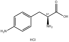 L-4-氨基苯丙氨酸一盐酸盐, 139879-21-3, 结构式