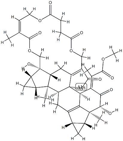 银线草醇 B, 142279-40-1, 结构式