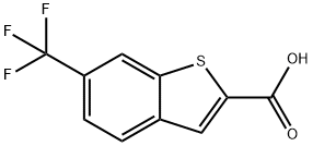 6-(三氟甲基)-1-苯并噻吩-2-羧酸, 142329-22-4, 结构式