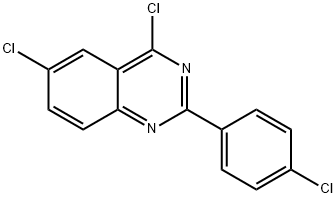 4,6-二氯-2-(4-氯苯基)喹唑啉, 144924-32-3, 结构式