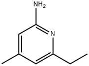 6-乙基-4-甲基吡啶-2-胺, 145402-35-3, 结构式