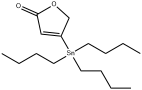 4-(三丁基锡基)呋喃-2(5H)-酮, 145439-09-4, 结构式