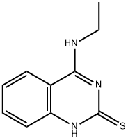 4-(乙氨基)喹唑啉-2-硫醇, 147408-62-6, 结构式