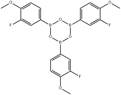 3-氟-4-甲氧基苯硼酸酐, 149506-26-3, 结构式