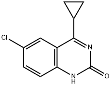 6-氯-4-环丙基-2(1H)-喹唑啉酮, 150878-36-7, 结构式