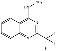 4-肼基-2-(三氟甲基)喹唑啉, 154136-31-9, 结构式