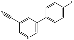 5-(4-氟苯基)烟腈, 154237-18-0, 结构式