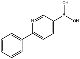 2-苯基吡啶-5-硼酸, 155079-10-0, 结构式