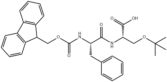 FMOC-PHE-SER(TBU)-OH, 157675-78-0, 结构式