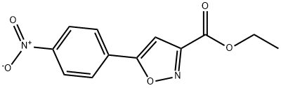 3-(4-硝基-苯基)-异噁唑-5-羧酸乙酯, 159670-70-9, 结构式