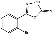 5-(2-溴-苯基)-3H-[1,3,4]恶二唑-2-硫酮, 161013-20-3, 结构式