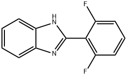 2-(2,6-二氟苯基)-1H-苯并咪唑, 164593-05-9, 结构式