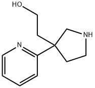 2-(3-(吡啶-2-基)吡咯烷-3-基)乙醇, 178372-19-5, 结构式