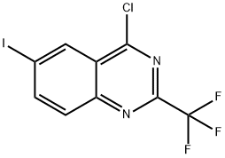 4-氯-6-碘-2-(三氟甲基)喹唑啉, 179598-70-0, 结构式