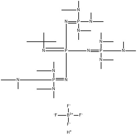 磷腈基P4-T-BU四氟硼酸盐, 181471-62-5, 结构式