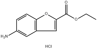 5-氨基苯并呋喃-2-羧酸乙酯, 183288-42-8, 结构式