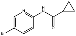 N-(5-bromo-2-pyridinyl)cyclopropanecarboxamide, 186253-84-9, 结构式