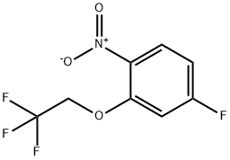 4-氟-1-硝基-2-(2,2,2-三氟乙氧基)苯, 186386-91-4, 结构式